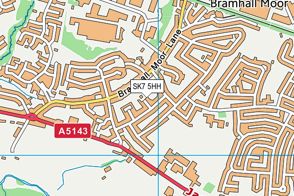 SK7 5HH map - OS VectorMap District (Ordnance Survey)
