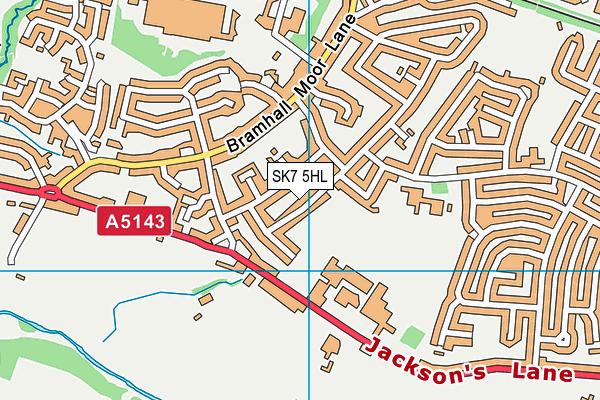 SK7 5HL map - OS VectorMap District (Ordnance Survey)