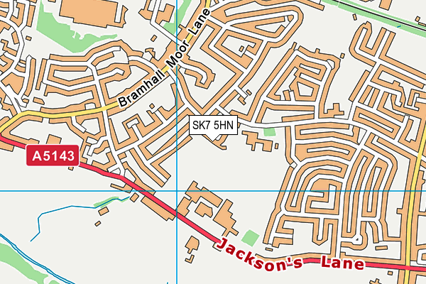 SK7 5HN map - OS VectorMap District (Ordnance Survey)
