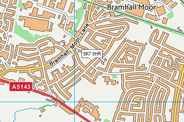 SK7 5HR map - OS VectorMap District (Ordnance Survey)