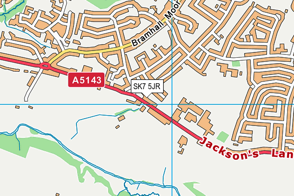 SK7 5JR map - OS VectorMap District (Ordnance Survey)