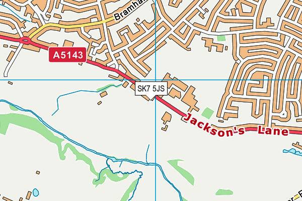 SK7 5JS map - OS VectorMap District (Ordnance Survey)