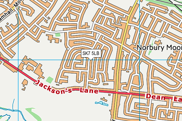 SK7 5LB map - OS VectorMap District (Ordnance Survey)