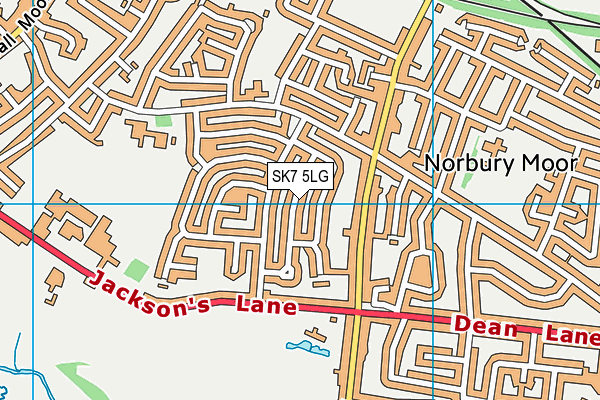 SK7 5LG map - OS VectorMap District (Ordnance Survey)