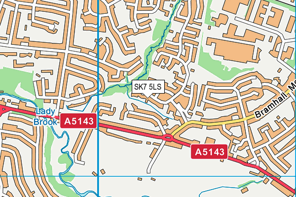 SK7 5LS map - OS VectorMap District (Ordnance Survey)
