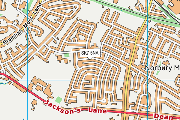 SK7 5NA map - OS VectorMap District (Ordnance Survey)