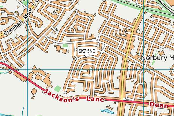 SK7 5ND map - OS VectorMap District (Ordnance Survey)