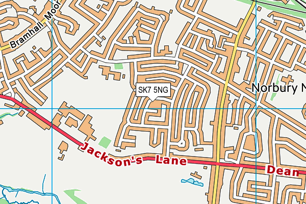 SK7 5NG map - OS VectorMap District (Ordnance Survey)