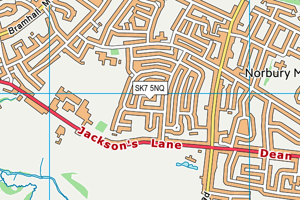 SK7 5NQ map - OS VectorMap District (Ordnance Survey)