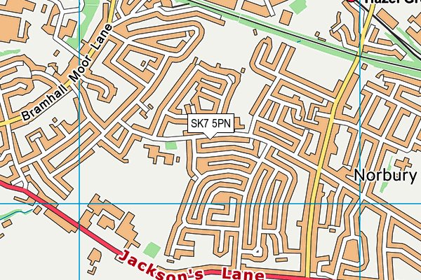 SK7 5PN map - OS VectorMap District (Ordnance Survey)