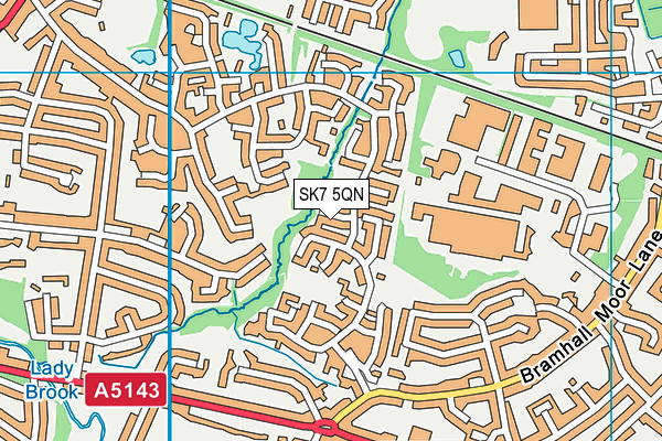 SK7 5QN map - OS VectorMap District (Ordnance Survey)