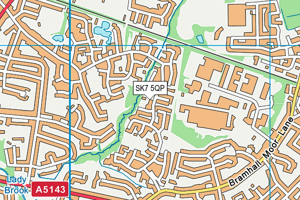 SK7 5QP map - OS VectorMap District (Ordnance Survey)