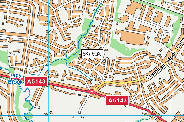 SK7 5QX map - OS VectorMap District (Ordnance Survey)