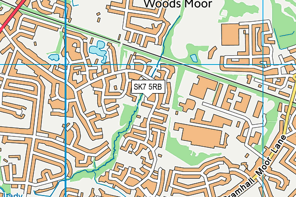 SK7 5RB map - OS VectorMap District (Ordnance Survey)