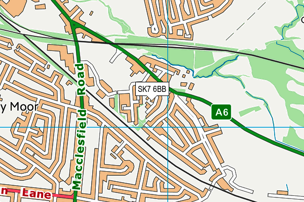 SK7 6BB map - OS VectorMap District (Ordnance Survey)