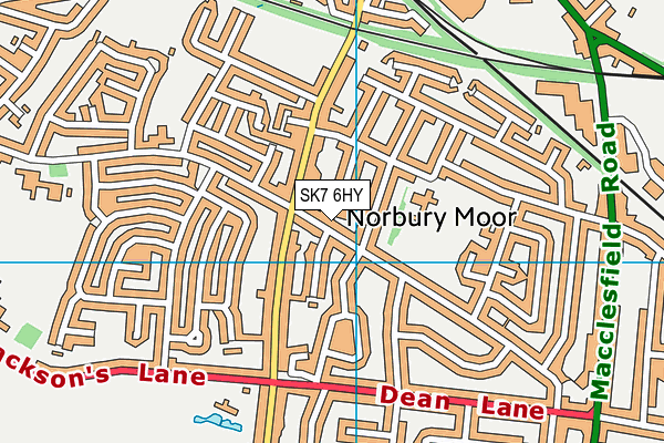 SK7 6HY map - OS VectorMap District (Ordnance Survey)