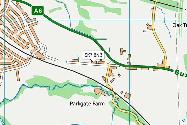 SK7 6NB map - OS VectorMap District (Ordnance Survey)