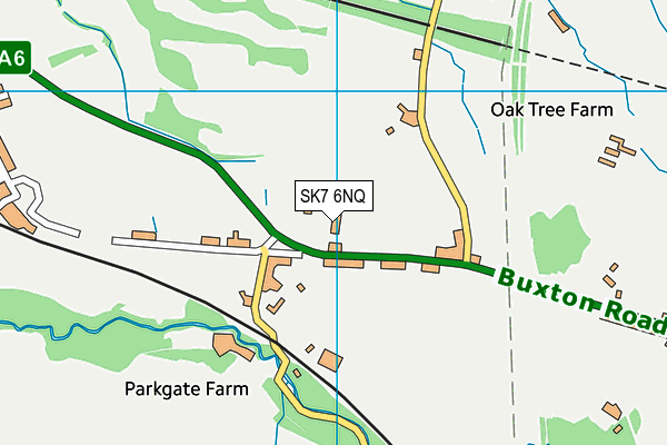 SK7 6NQ map - OS VectorMap District (Ordnance Survey)
