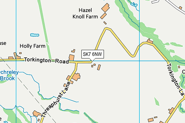 SK7 6NW map - OS VectorMap District (Ordnance Survey)