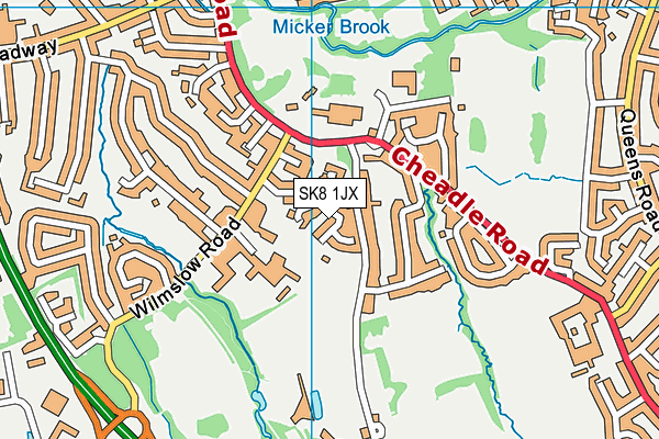 Map of BERKSHIRE PRACTICE LIMITED at district scale