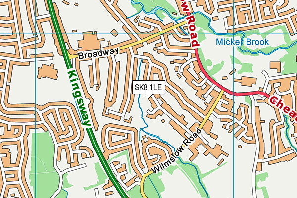 Map of DAYLESFORD PROPERTIES LIMITED at district scale