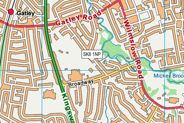 SK8 1NP map - OS VectorMap District (Ordnance Survey)