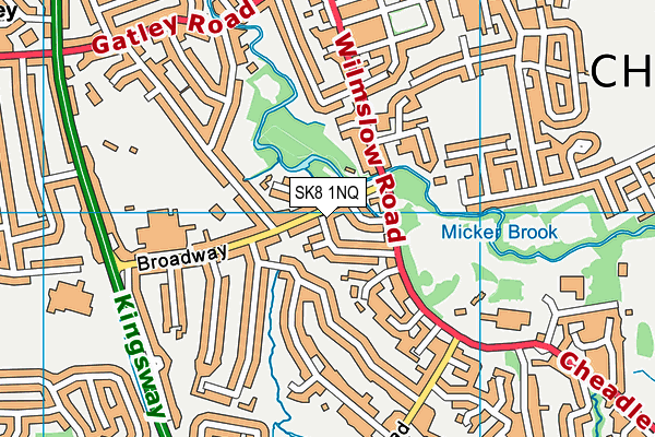 SK8 1NQ map - OS VectorMap District (Ordnance Survey)