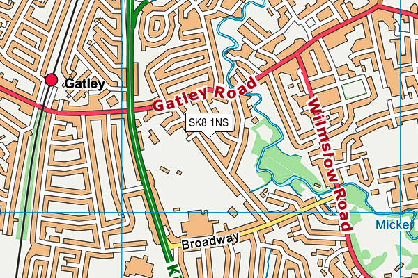 SK8 1NS map - OS VectorMap District (Ordnance Survey)