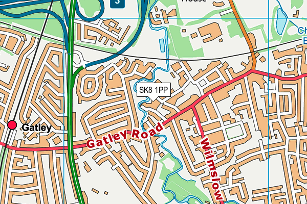 SK8 1PP map - OS VectorMap District (Ordnance Survey)