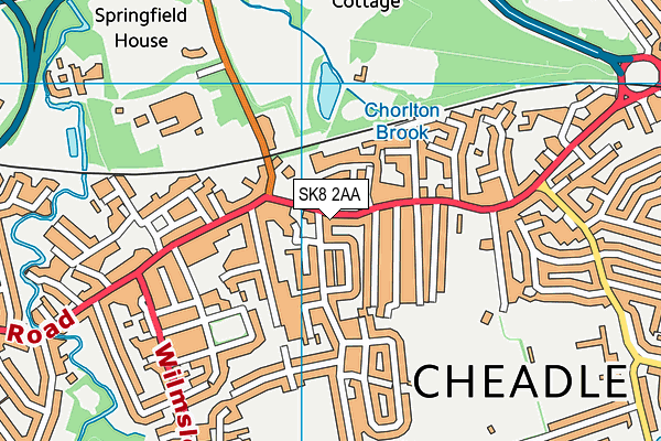 Map of KEOGH LIGHTING LTD at district scale