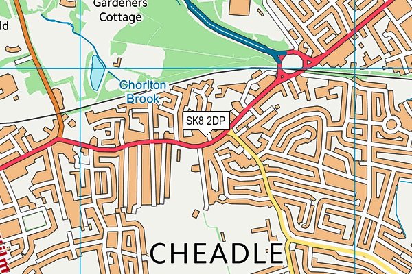 Map of CHEADLE CLEANING CENTRE LTD at district scale
