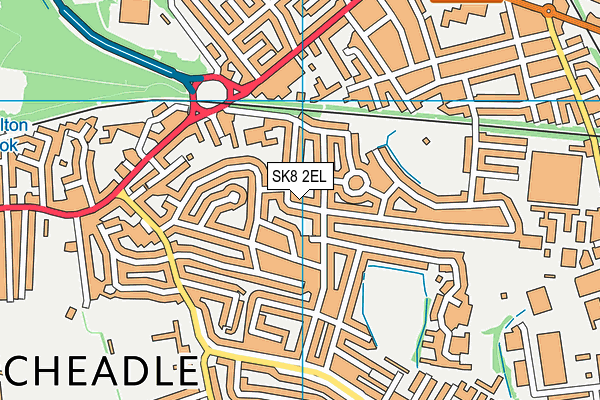 SK8 2EL map - OS VectorMap District (Ordnance Survey)