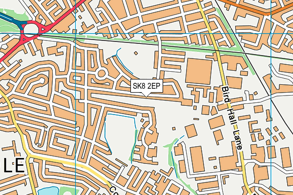 SK8 2EP map - OS VectorMap District (Ordnance Survey)