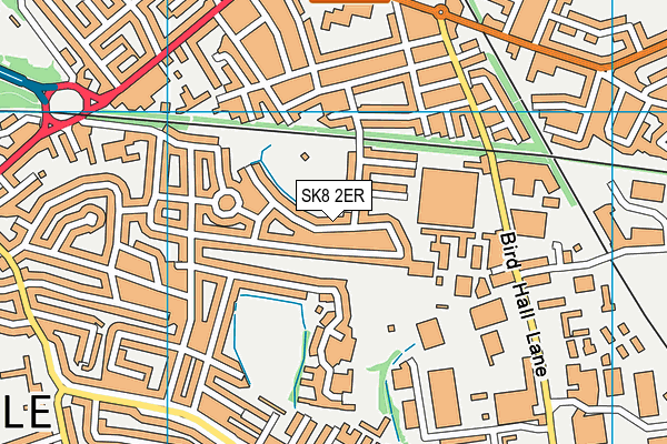 SK8 2ER map - OS VectorMap District (Ordnance Survey)