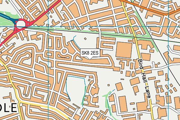 SK8 2ES map - OS VectorMap District (Ordnance Survey)