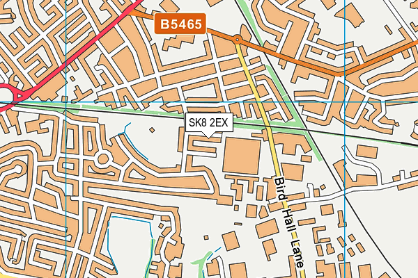 SK8 2EX map - OS VectorMap District (Ordnance Survey)