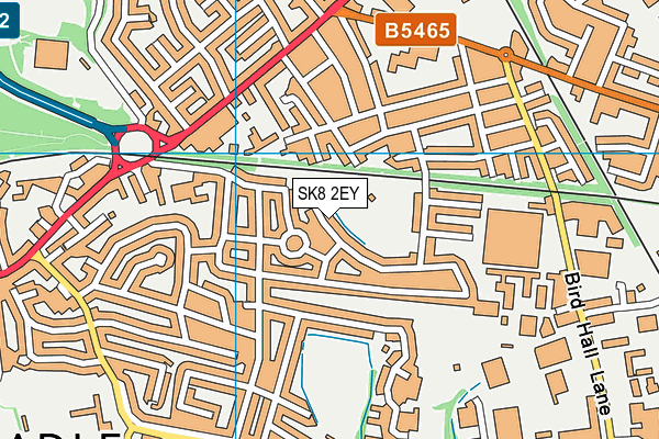 SK8 2EY map - OS VectorMap District (Ordnance Survey)