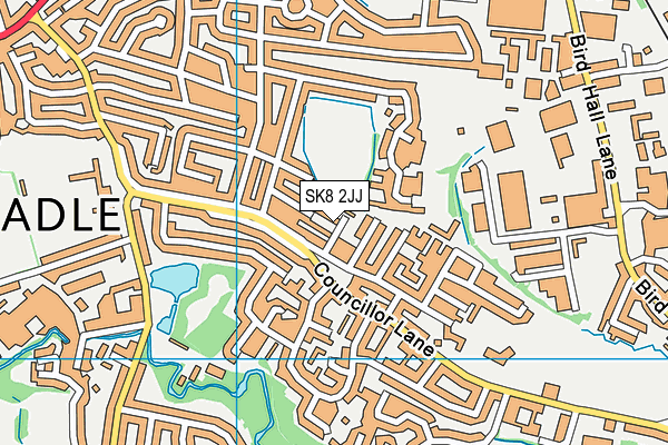 SK8 2JJ map - OS VectorMap District (Ordnance Survey)