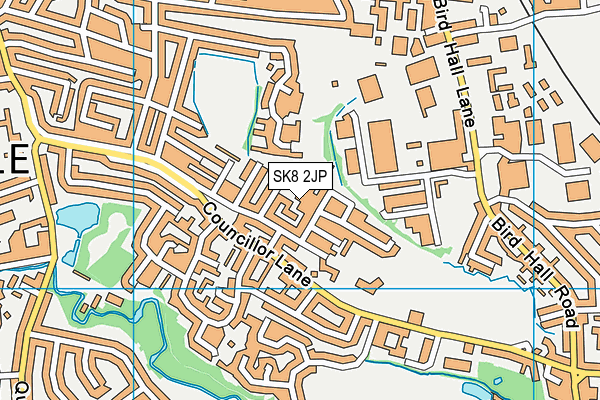 SK8 2JP map - OS VectorMap District (Ordnance Survey)