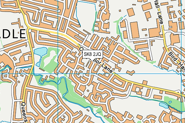 SK8 2JQ map - OS VectorMap District (Ordnance Survey)