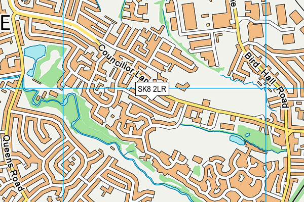 SK8 2LR map - OS VectorMap District (Ordnance Survey)