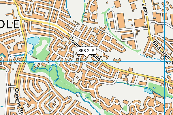 SK8 2LS map - OS VectorMap District (Ordnance Survey)