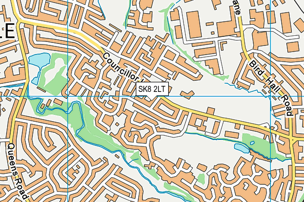 SK8 2LT map - OS VectorMap District (Ordnance Survey)