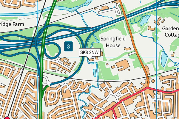 SK8 2NW map - OS VectorMap District (Ordnance Survey)