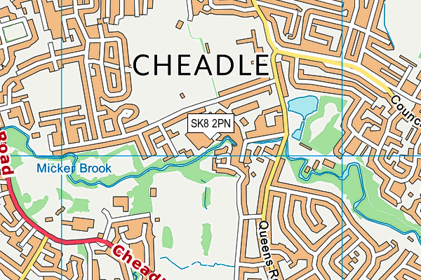 SK8 2PN map - OS VectorMap District (Ordnance Survey)