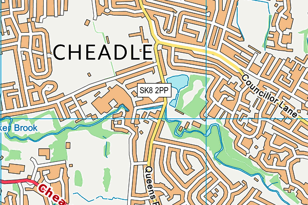 SK8 2PP map - OS VectorMap District (Ordnance Survey)