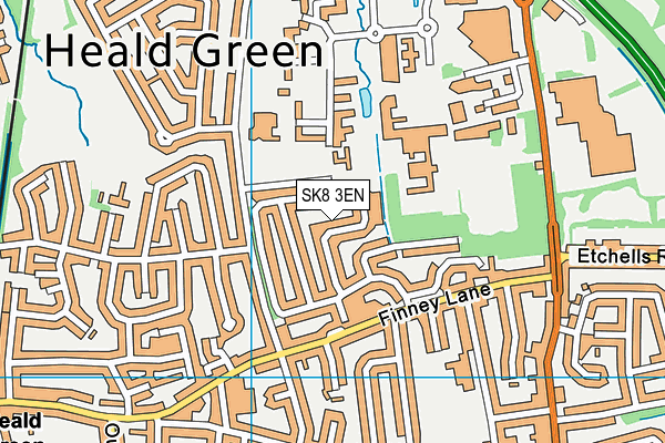 SK8 3EN map - OS VectorMap District (Ordnance Survey)