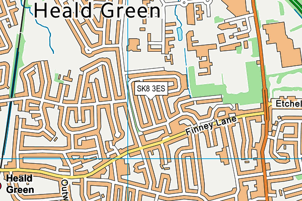 SK8 3ES map - OS VectorMap District (Ordnance Survey)