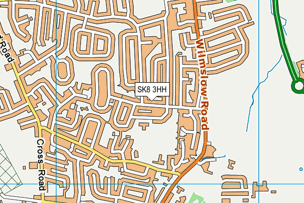 SK8 3HH map - OS VectorMap District (Ordnance Survey)