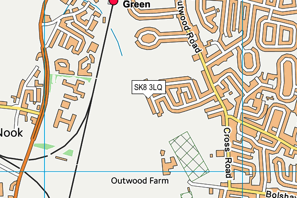 SK8 3LQ map - OS VectorMap District (Ordnance Survey)